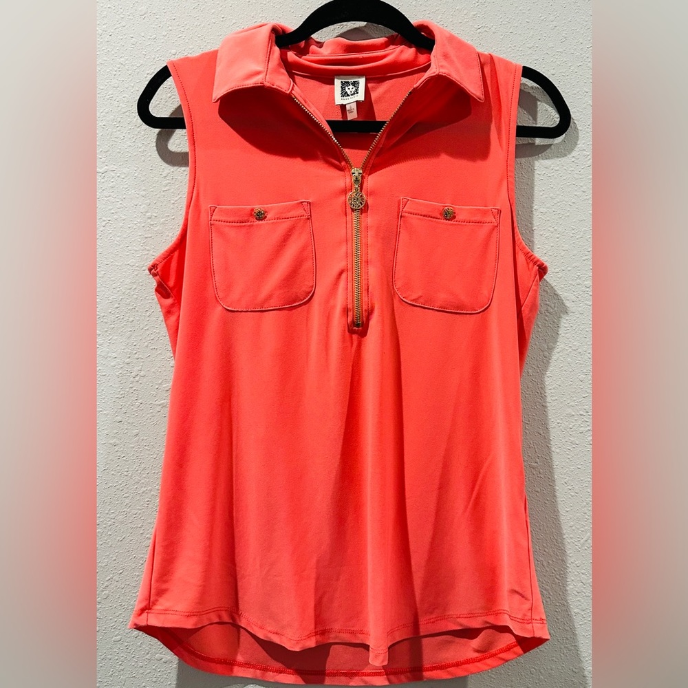 Anne Klein sleeveless peach small top